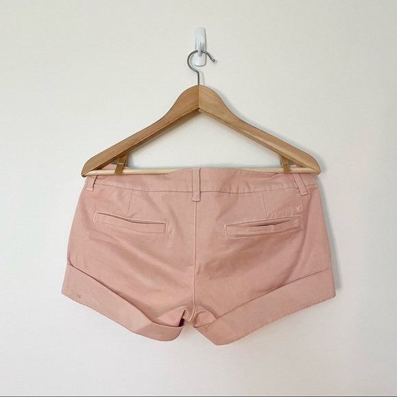 AMERICAN EAGLE Powder Pink Cotton Shorts - Picture 2 of 3